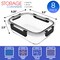 Sorbus 16pc (8 Rectangular 35oz Food Storage Containers and 8 Airtight Lids)